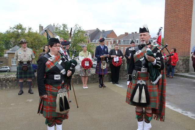 The clans at Menin Gate