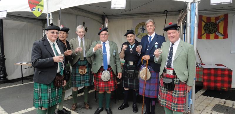 Clan Maclean and other Clans at Aubigny 2014